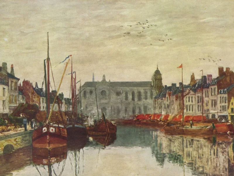 1824-Eugène Boudin - Canale di Bruxelles